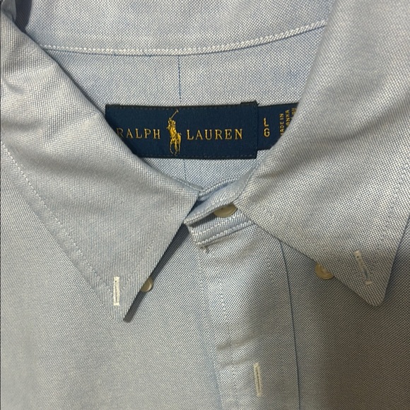 Polo by Ralph Lauren Men's Light Blue Shirt - Picture 2 of 4